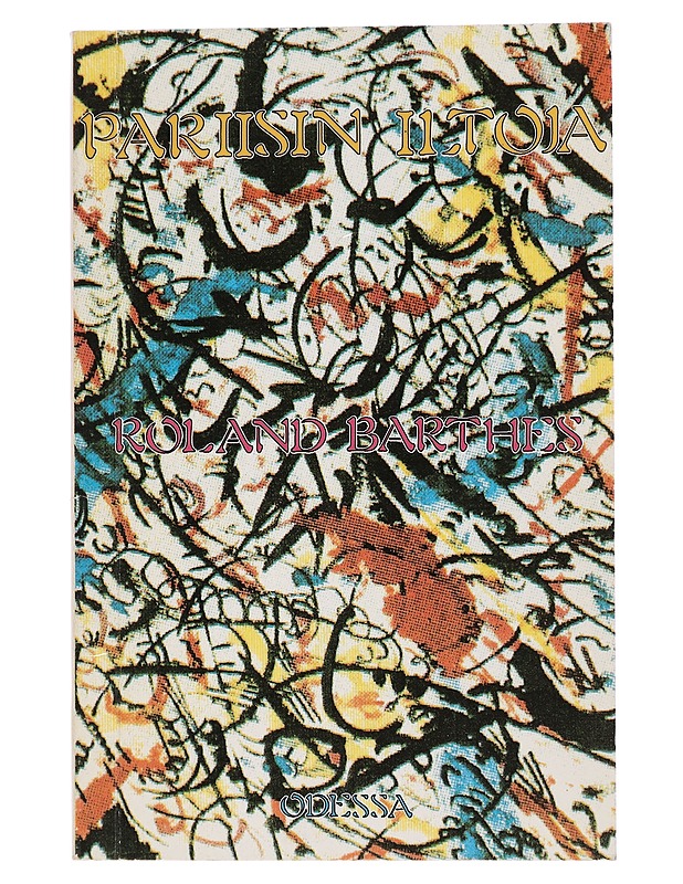 Pariisin iltoja - Barthes, Roland - Kaunokirjallisuus - 10105444060 - 0