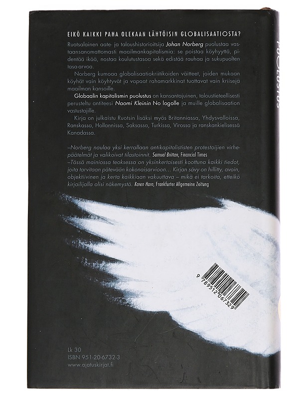 Globaalin kapitalismin puolustus - Norberg, Johan - Tietokirjat ja oppaat - 10105444051 - 1