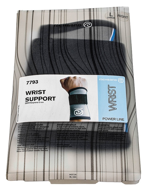REHBAND 7793 rannetuki, L Oikea - Muut urheiluvälineet ja vapaa-aika - 10105444059 - 0