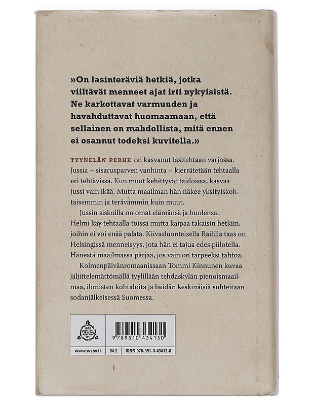 Pintti : kolmenpäivänromaani - Tommi Kinnunen - Romaanit ja novellit - 10105444071 - 1