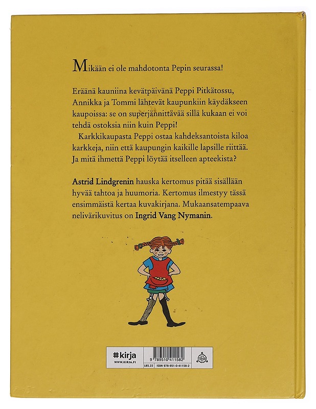 Peppi käy kaupoissa - Lindgren, Astrid - Lastenkirjat - 10105444077 - 1