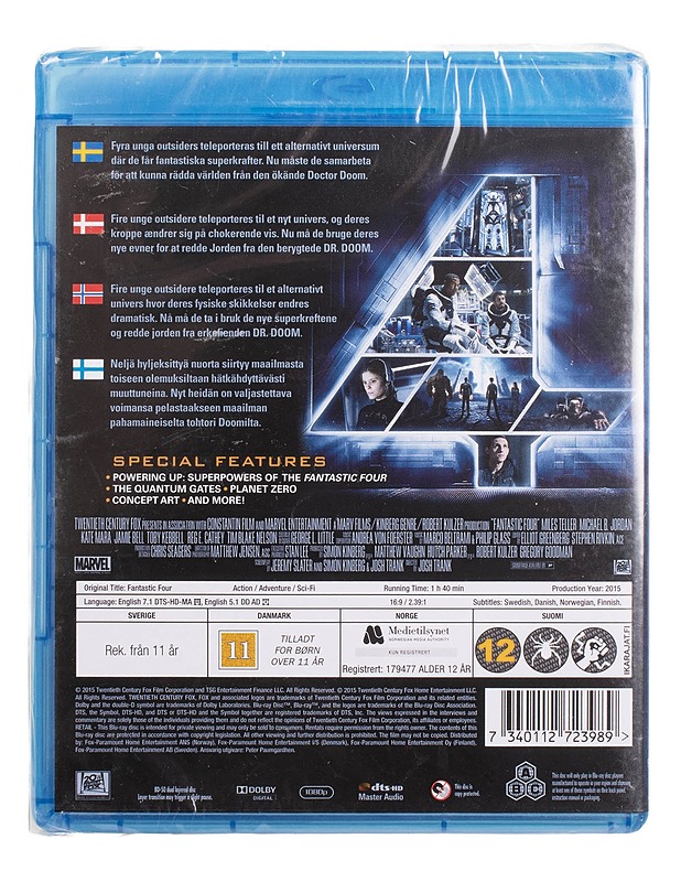 Fantastic 4 - Blu-Ray - Blu-ray-levyt - 10105444092 - 1