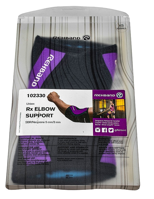 REHBAND RX kyynärtuki, XS - Muut urheiluvälineet ja vapaa-aika - 10105444093 - 0