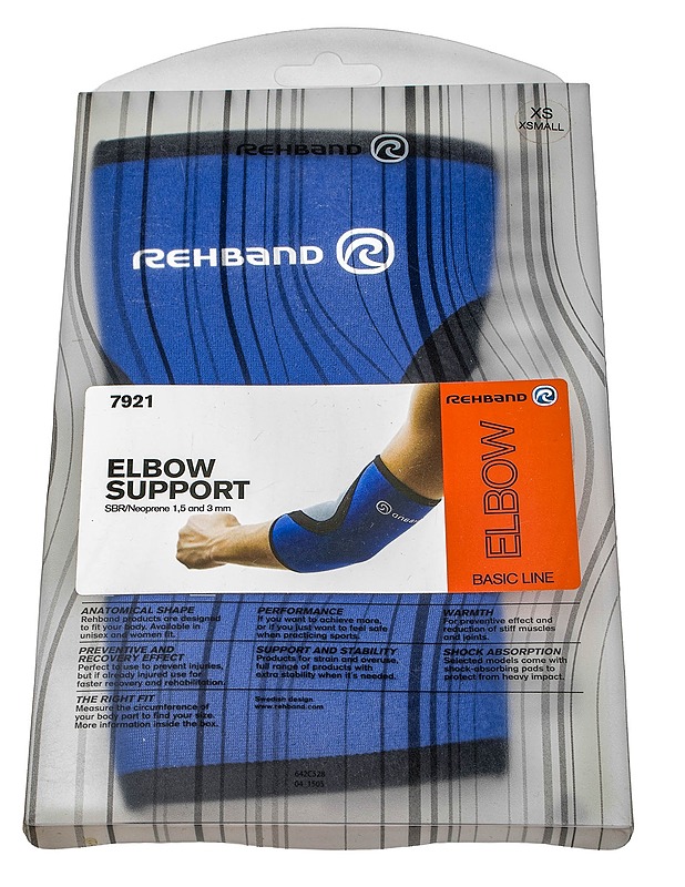 REHBAND 7921 kyynärpäätuki, XS - Muut urheiluvälineet ja vapaa-aika - 10105444099 - 0