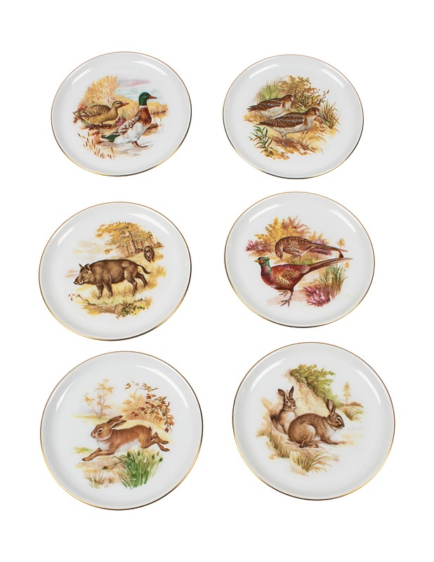 FÜRSTENBERG pieni lautanen, 6 kpl - Lautaset ja kulhot - 10105444121 - 0