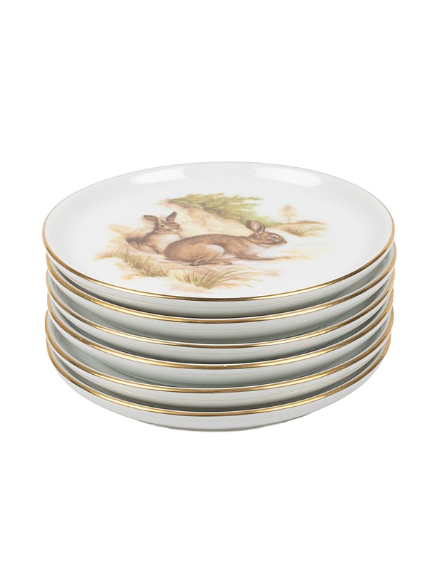 FÜRSTENBERG pieni lautanen, 6 kpl - Lautaset ja kulhot - 10105444121 - 1