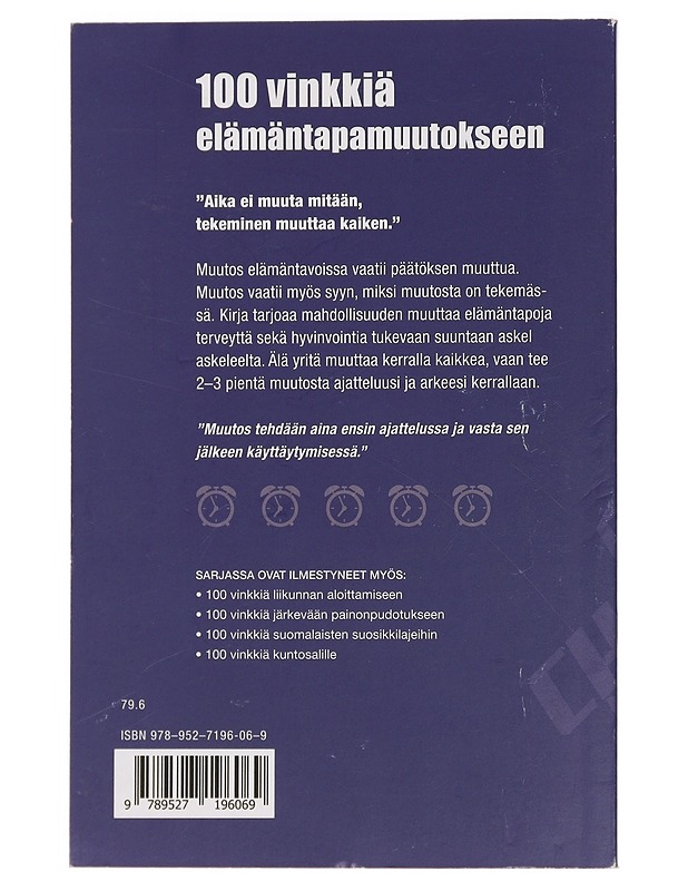 100 vinkkiä elämäntapamuutokseen - Aalto, Riku - Tietokirjat ja oppaat - 10105444188 - 1