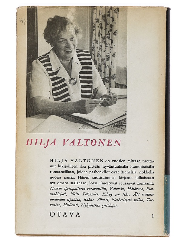 Nuoren Opettajattaren varaventtiili, kolmastoista painos - Elämäkerrat ja muistelmat - 10105444208 - 1