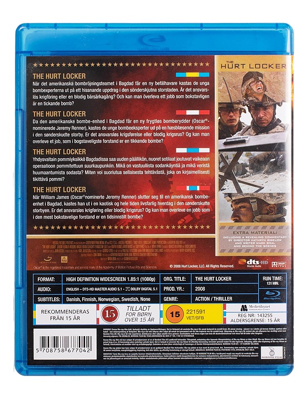 The Hurt Locker - Blu-Ray - Blu-ray-levyt - 10105444213 - 1