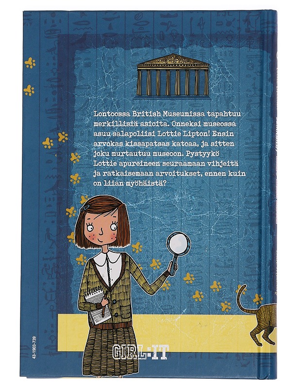 Lottie Liptonin seikkailut : Kairo-kissan kirous - Metcalf, Dan - Lastenkirjat - 10105444221 - 1