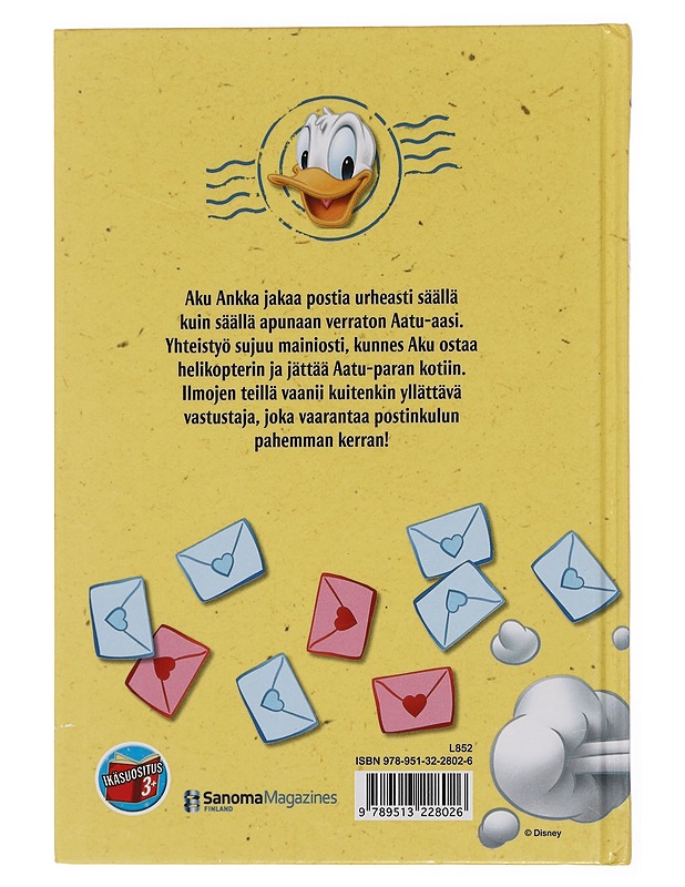 Aku Ankka postinkantajana - Kärkkäinen, Katja - Lastenkirjat - 10105444222 - 1