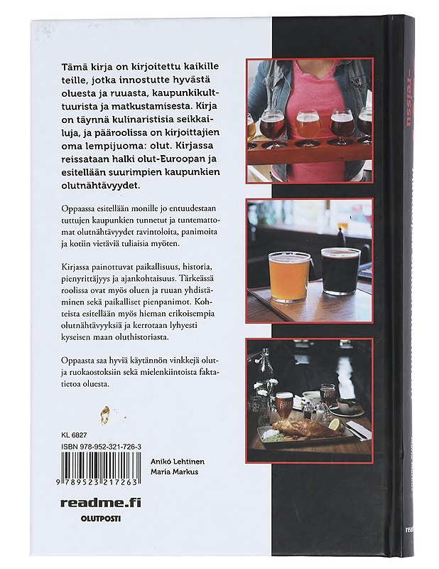 Olutreissu : matkaopas oluiden maailmaan - Lehtinen, Anikó - Tietokirjat ja oppaat - 10105444265 - 1