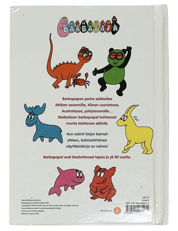 Barbapapa matkustaa: näyttämökirja - Tison, Annette, Taylor, Talus - Lastenkirjat - 10105444301 - 1