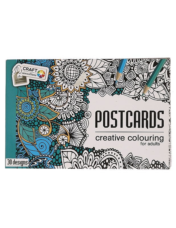 Creative colouring: Postcards - Taide- ja kulttuurikirjat - 10105444305 - 0