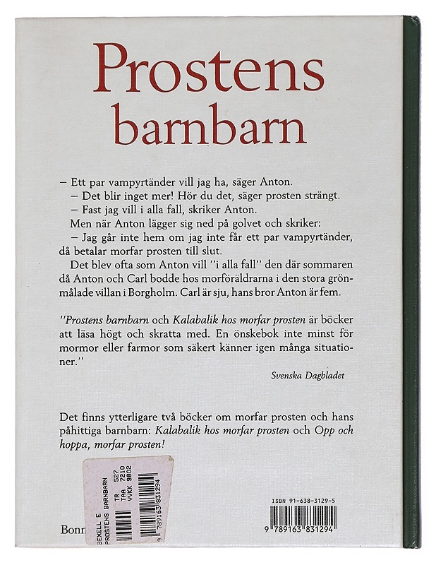 Prostens barnbarn - Bexell, Eva - Lastenkirjat - 10105444310 - 1