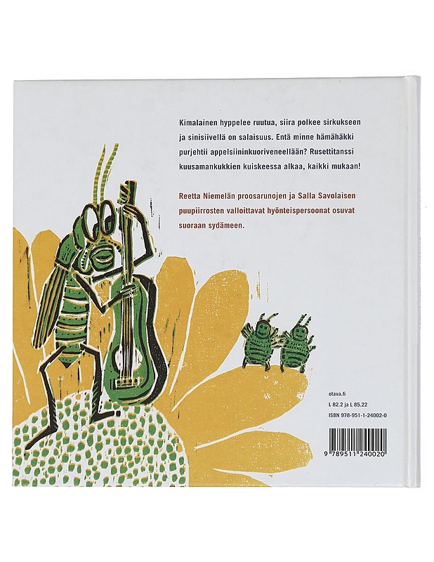 Sinisen kärpäsen sirkus ja muita runoja naapurinötököistä - Niemelä, Reetta - Lastenkirjat - 10105444330 - 1