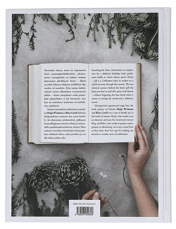 Festive : juhlatunnelmaa, helppoja diy-ohjeita ja herkullisia reseptejä - Wickman, Marja - Ruokakirjat - 10105444341 - 1