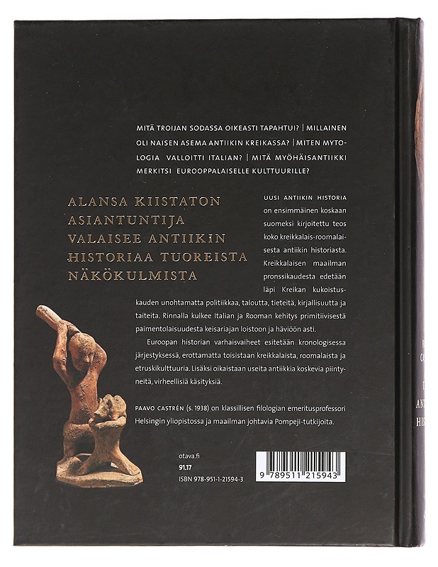Uusi antiikin historia - Paavo Castrén - Historiakirjat - 10105444346 - 1