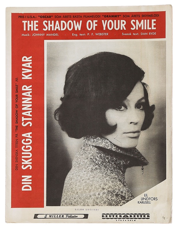 The shadow of your smile -nuotit - Musiikki- ja elokuvakirjat - 10105444388 - 0