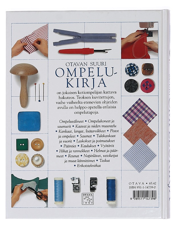 Otavan suuri ompelukirja : käytännön opas kotiompelijalle - Cream, Penelope - Tietokirjat ja oppaat - 10105444395 - 1