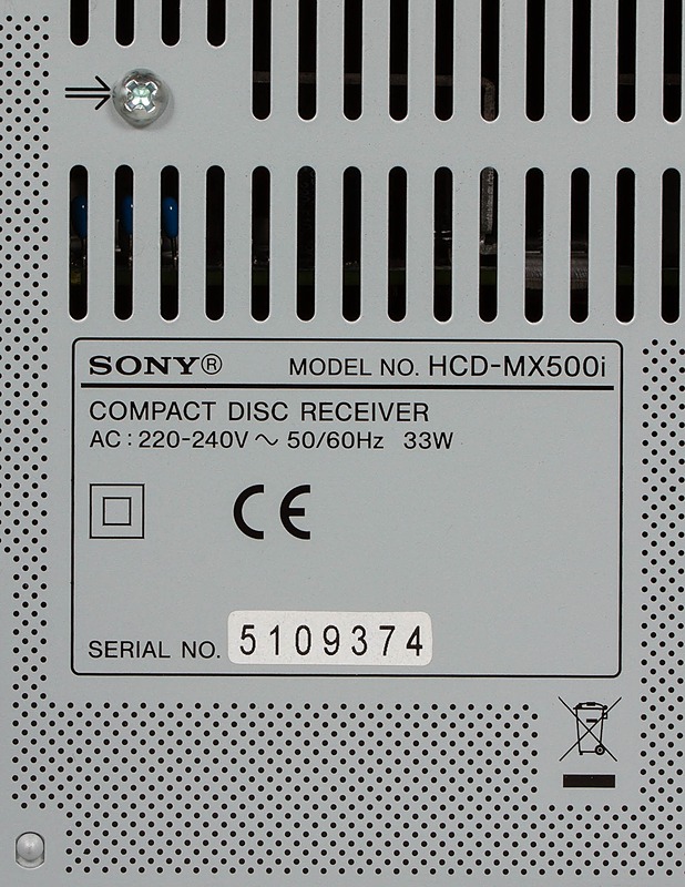 SONY CMT-MX500i mikrohifijärjestelmä - Audio - 10105444475 - 2