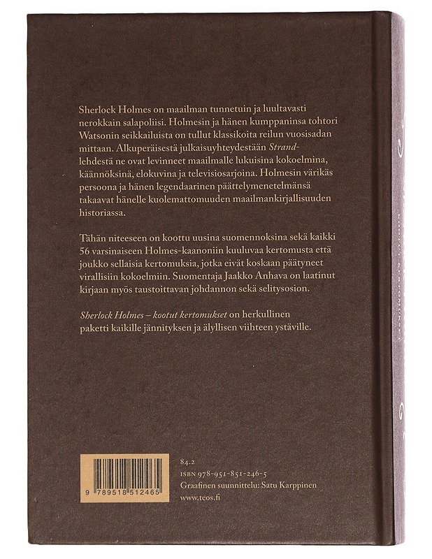 Sherlock Holmes : kootut kertomukset - Doyle, Arthur Conan - Jännitys ja dekkarit - 10105444499 - 1