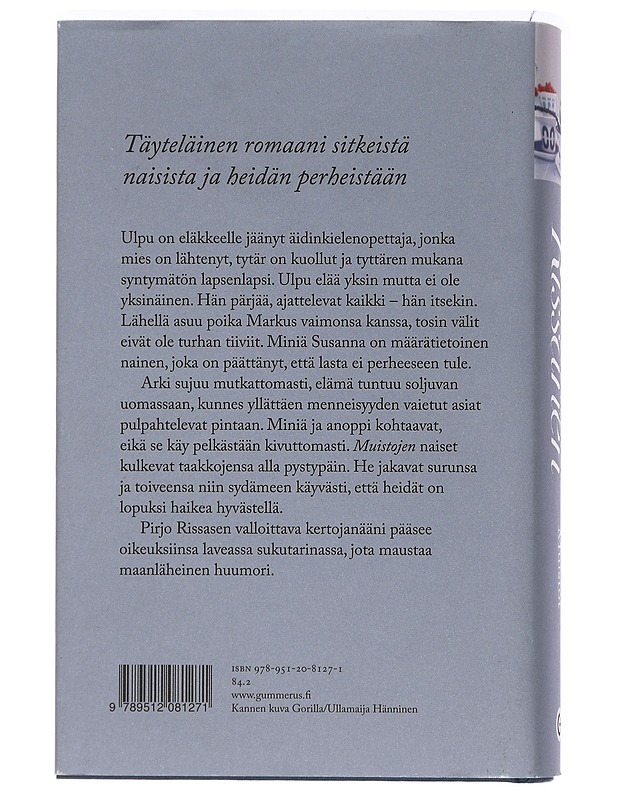 Muistot - Pirjo Rissanen - Romaanit ja novellit - 10105444503 - 1