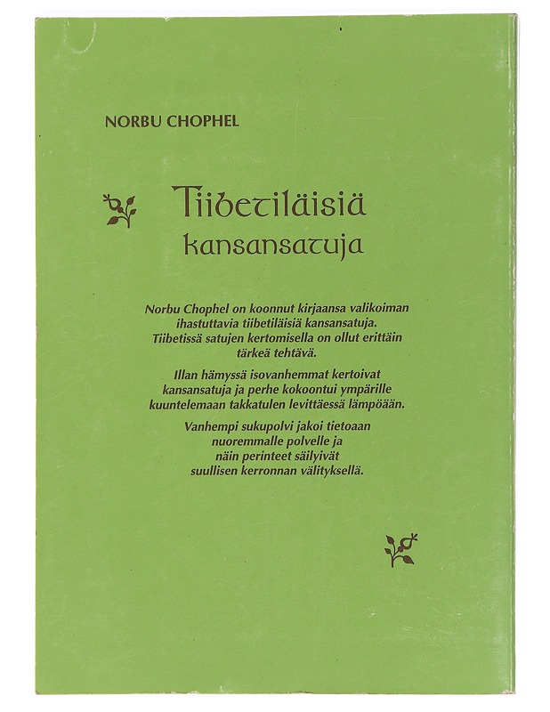 Tiibetiläisiä kansansatuja - Chophel, Norbu - Romaanit ja novellit - 10105444531 - 1