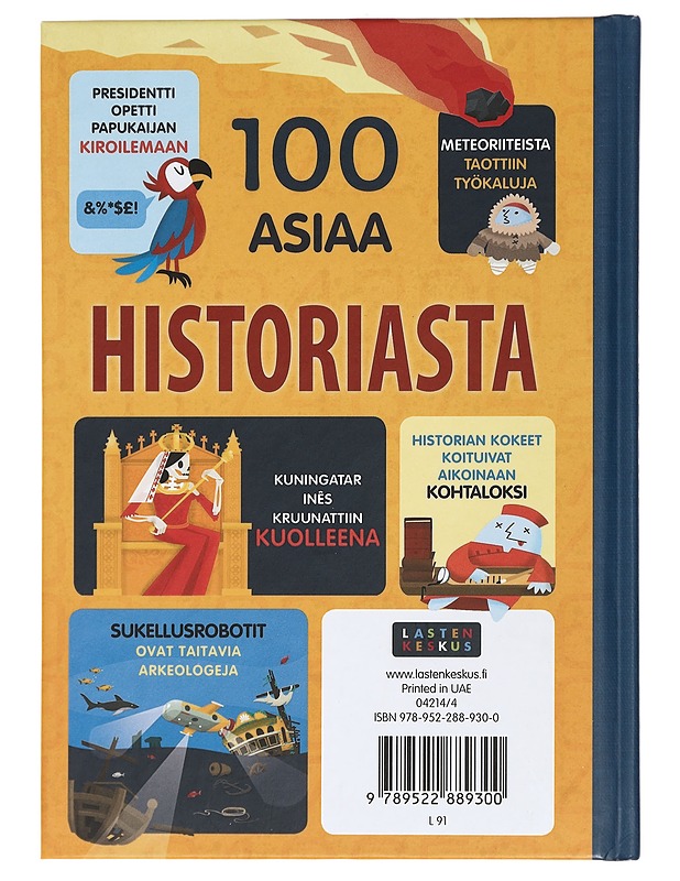 100 asiaa historiasta - Cowan, Laura - Lastenkirjat - 10105444546 - 1