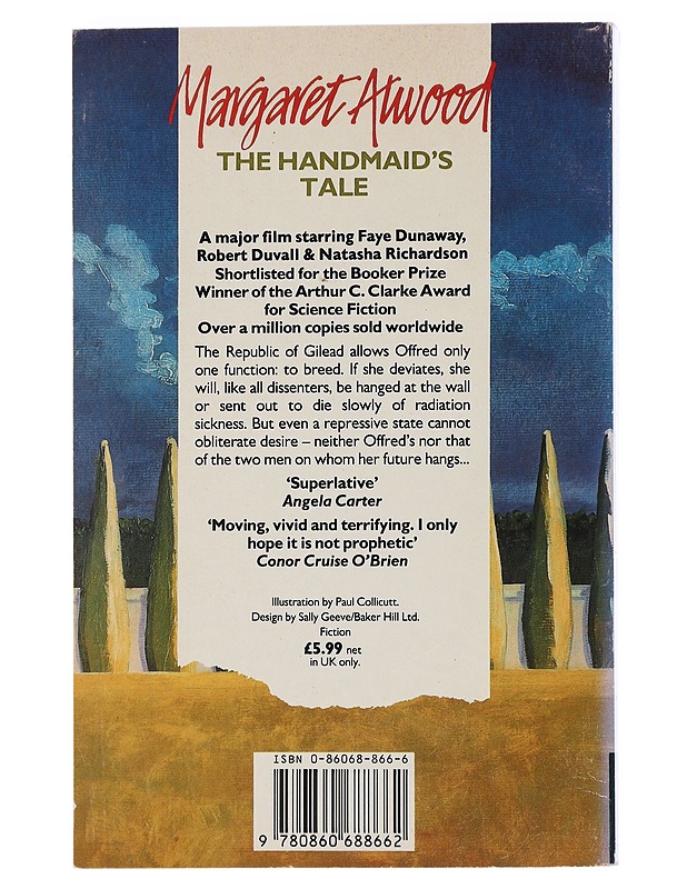 The handmaid's tale - Margaret Atwood - Romaanit ja novellit - 10105444555 - 1