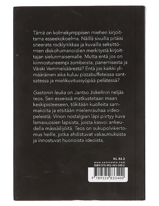 Gastonin leuka : ja muita esseitä - Jantso Jokelin - Romaanit ja novellit - 10105444567 - 1