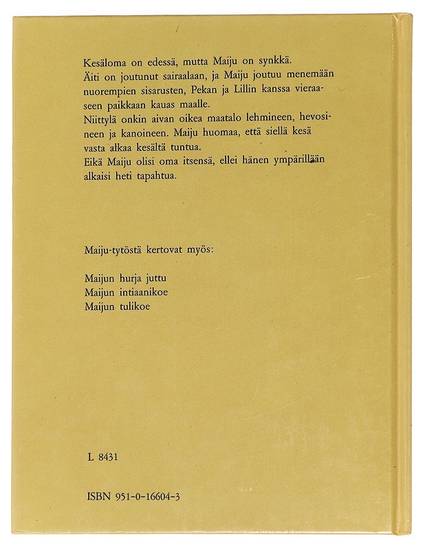 Maiju kesätuvalla - Margareta Strömstedt - Lastenkirjat - 10105444582 - 1