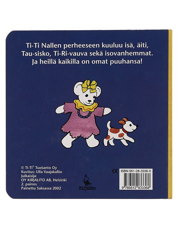 Ti-Ti Nallen koko perhe - Vaajakallio, Ulla - Lastenkirjat - 10105444613 - 1