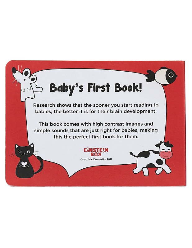 Baby's first book: a high contrast book - Lastenkirjat - 10105444618 - 1