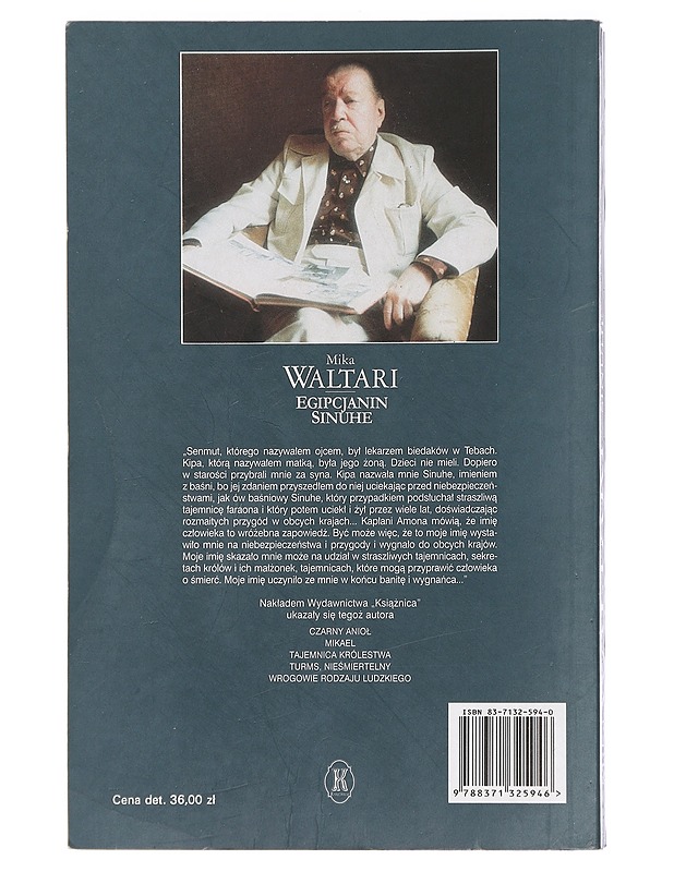 Egipcjanin Sinuhe - Waltari, Mika - Romaanit ja novellit - 10105444670 - 1