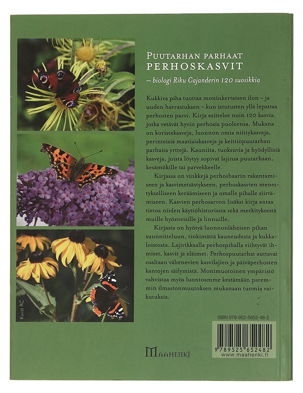 Puutarhan parhaat perhoskasvit - Cajander, Veli-Risto - Tietokirjat ja oppaat - 10105444667 - 1