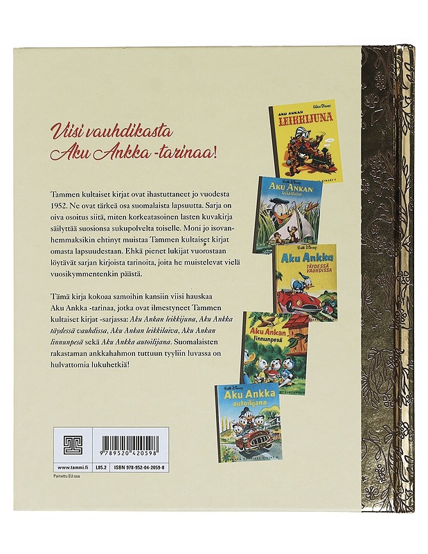 Aku Ankan kultainen kirja - Kelsey, Dick - Lastenkirjat - 10105444671 - 1