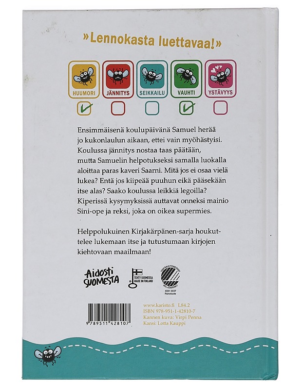 Rapiseva reppu - Kallioniemi, Tuula - Lastenkirjat - 10105444676 - 1