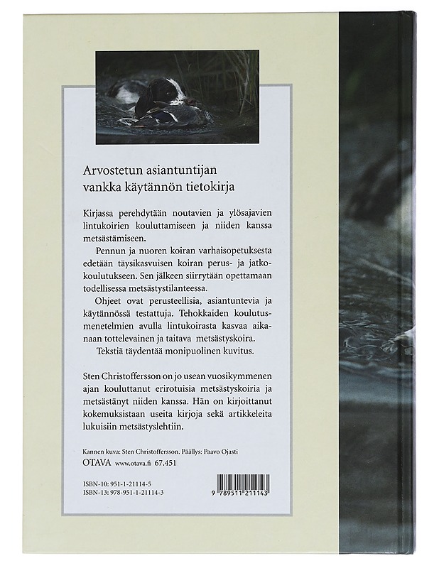 Lintukoirat: Koulutus ja metsästys - Christoffersson, Sten - Tietokirjat ja oppaat - 10105444695 - 1