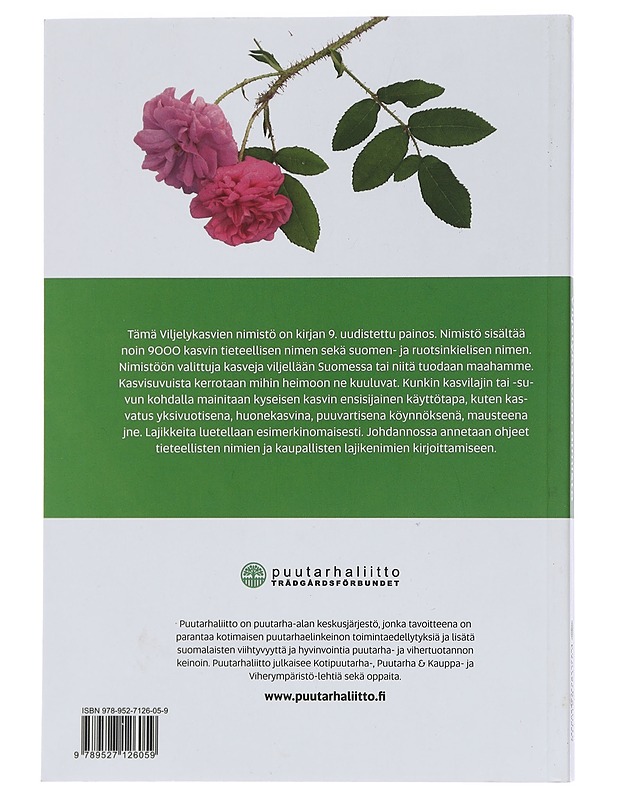 Viljelykasvien nimistö = Kulturväxternas namn - Räty, Ella - Tietokirjat ja oppaat - 10105444697 - 1