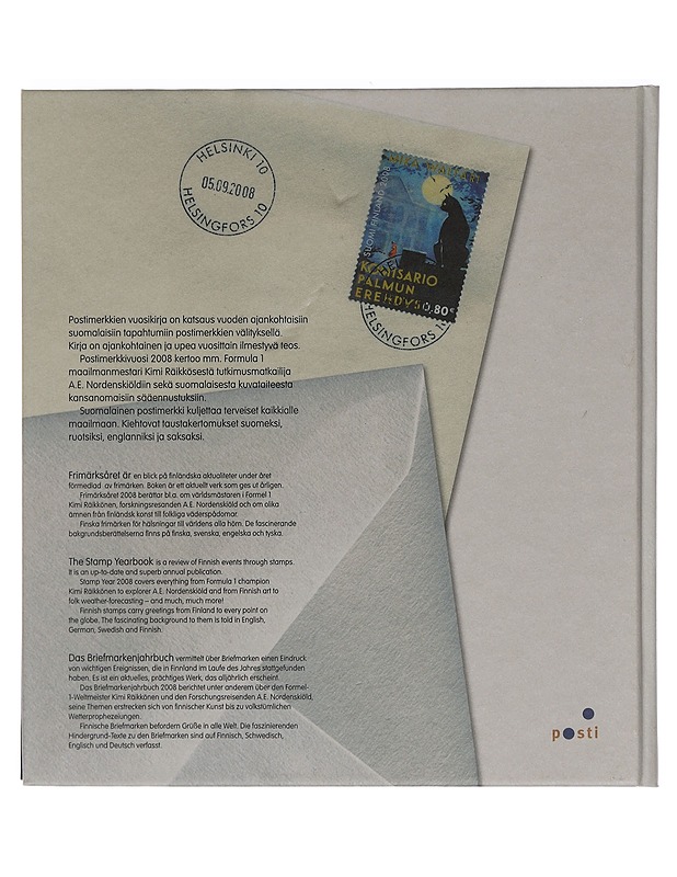 Postimerkkivuosi 2008 - Taide- ja kulttuurikirjat - 10105444701 - 1