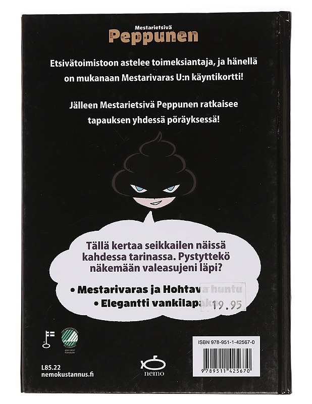 Mestarietsivä Peppunen : Mestarivaras ja Hohtava huntu - Troll - Lastenkirjat - 10105444703 - 1
