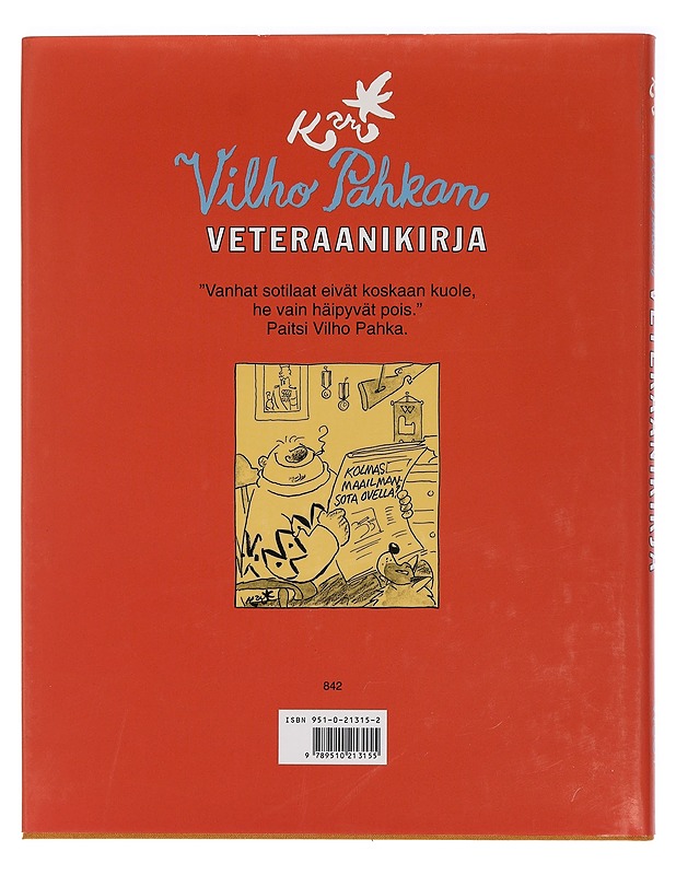 Vilho Pahkan veteraanikirja - Kari - Romaanit ja novellit - 10105444762 - 1