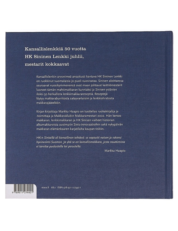 Sininen lenkki 50 ja mestarien makkarareseptit - Haapio, Markku - Historiakirjat - 10105444766 - 1