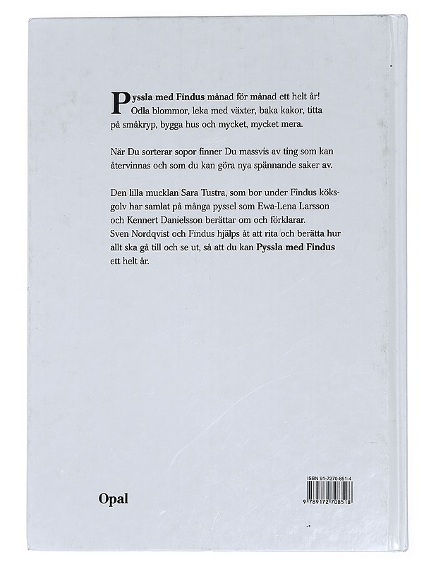 Pyssla med Findus - Larsson, Eva-Lena - Lastenkirjat - 10105444811 - 1