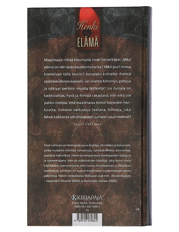 Saatana - Torsti Lehtinen - Romaanit ja novellit - 10105444814 - 1