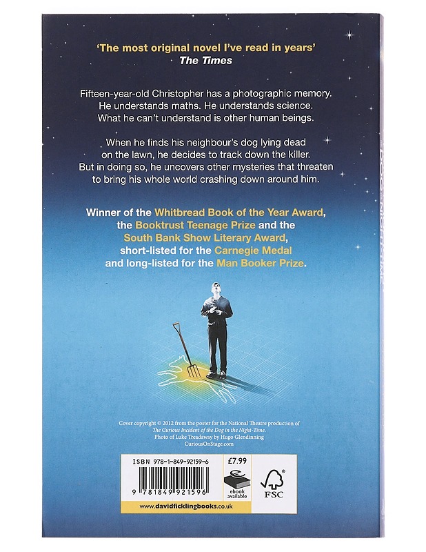 The Curious Incident of the Dog in the Night-Time - Haddon, Mark - Romaanit ja novellit - 10105444819 - 1