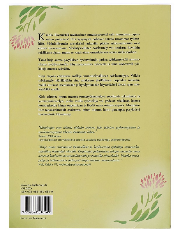 Lyhytterapeuttinen työote - Kanninen, Katri - Tietokirjat ja oppaat - 10105444823 - 1