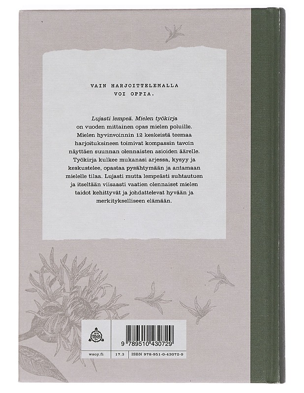 Lujasti lempeä : mielen työkirja - Maaret Kallio - Tietokirjat ja oppaat - 10105444835 - 1