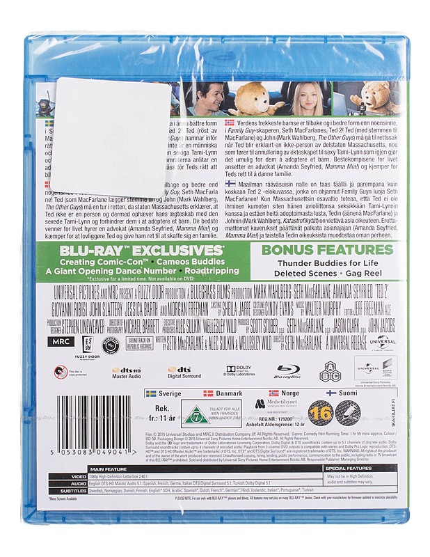 Ted 2 - Blu-Ray - Blu-ray-levyt - 10105444844 - 1